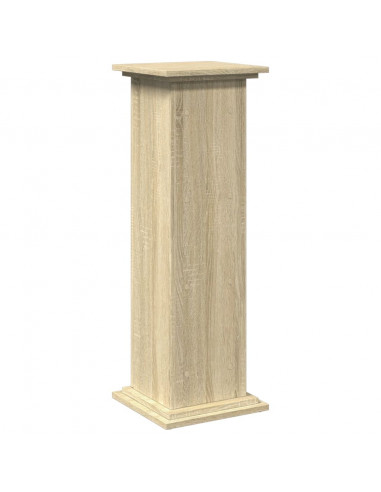 Espositore con Portaoggetti Rovere Sonoma 31x30x90cm Truciolato