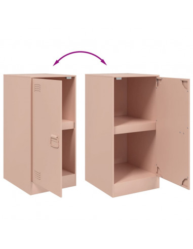 Credenza Rosa 34,5x39x73 cm in Acciaio