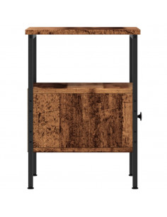 Comodini Legno Antico 2 pz 34x36x50 cm in Legno Multistrato 2