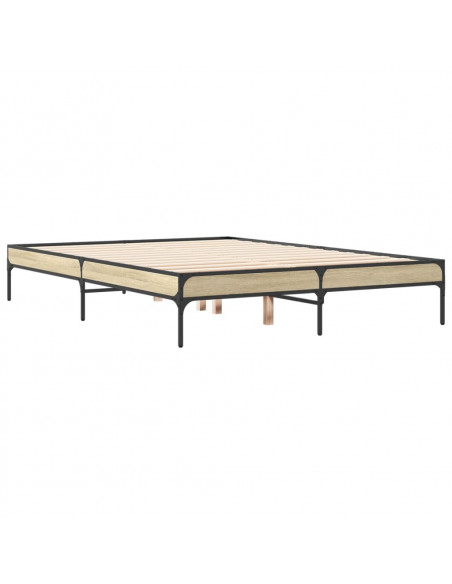 Giroletto Rovere Sonoma 120x190 cm in Legno Multistrato Metallo