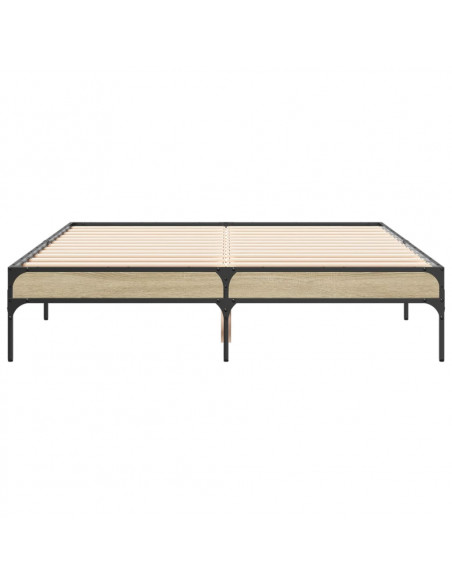 Giroletto Rovere Sonoma 120x190 cm in Legno Multistrato Metallo