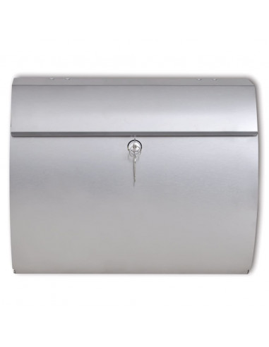 Cassetta della posta in acciaio inossidabile 37,5 x 13 x 31 cm