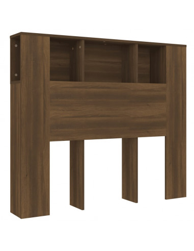 Testiera con Scomparti Rovere Marrone 120x18,5x102,5 cm