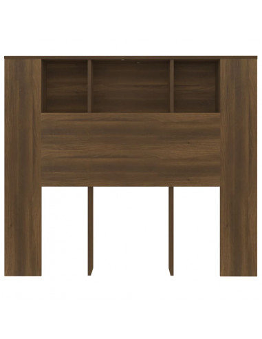 Testiera con Scomparti Rovere Marrone 120x18,5x102,5 cm