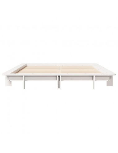 Giroletto Bianco 140x190 cm in Legno Massello di Pino