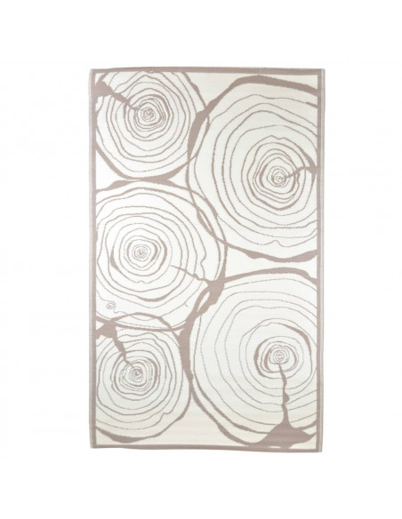 Esschert Design Tappeto da Esterno 240x150 cm Anelli di Crescita