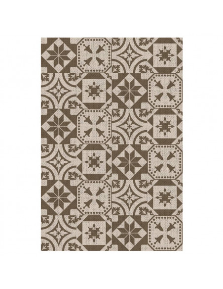 Esschert Design Tappeto da Esterno 182x122 cm Piastrelle Portoghesi