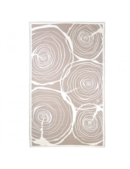 Esschert Design Tappeto da Esterno 240x150 cm Anelli di Crescita