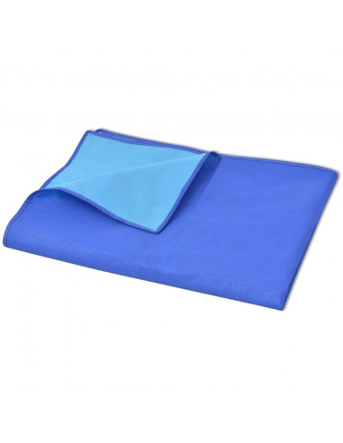 Coperta da Picnic Blu e Celeste 100x150 cm