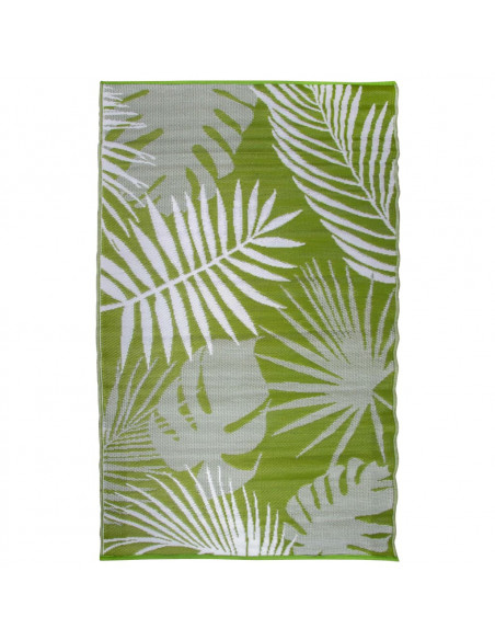 Esschert Design Tappeto da Esterno 241x152 cm Foglie Tropicali OC22