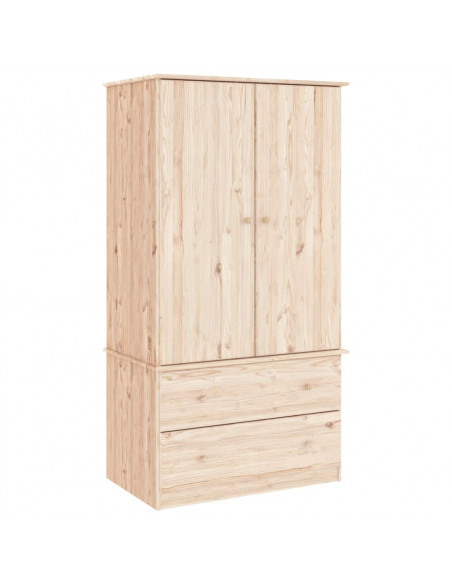 Armadio ALTA 90x55x170 cm in Legno Massello di Pino