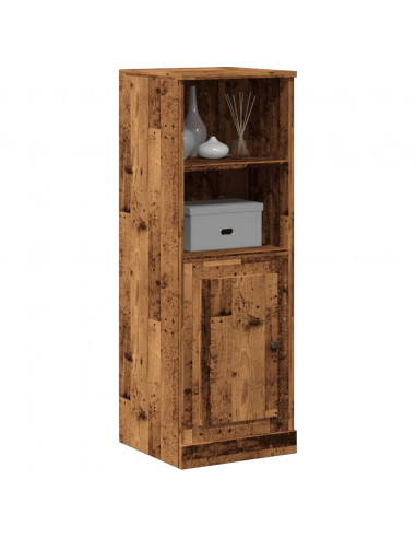 Credenza Legno Antico 36x35,5x103,5 cm in Legno Multistrato