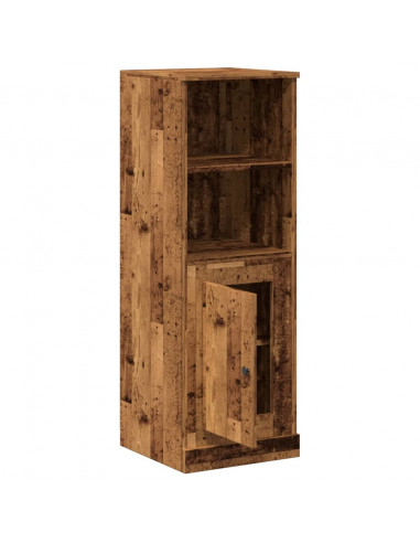 Credenza Legno Antico 36x35,5x103,5 cm in Legno Multistrato