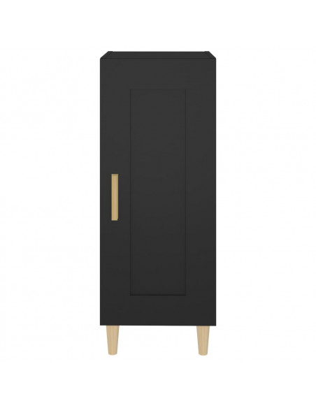 Credenza Nero 34,5x34x90 cm in Legno Multistrato