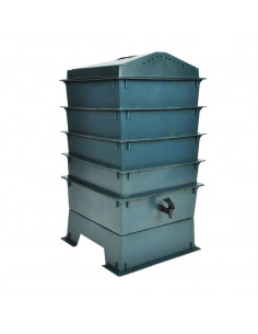 Compostiera Vermifuga a 4 Vassoi 42x42x60 cm 2