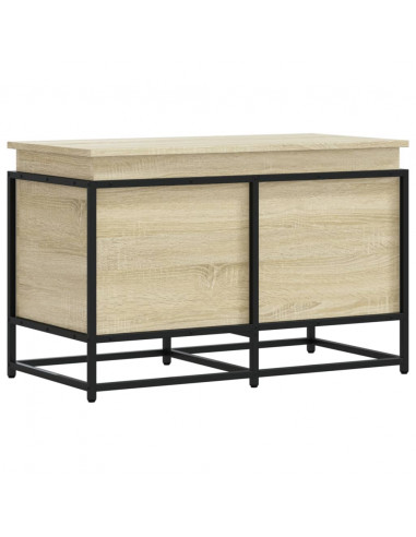 Contenitore con Coperchio Rovere Sonoma 80x40x51,5cm Truciolato