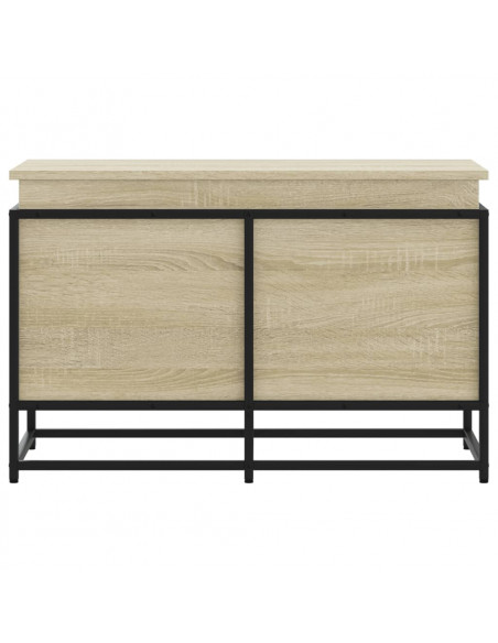 Contenitore con Coperchio Rovere Sonoma 80x40x51,5cm Truciolato