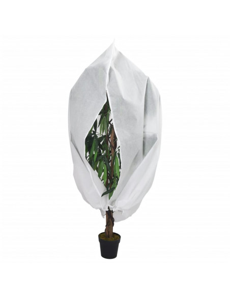 Coperture con Cerniera per Piante 2pz 70 g/m² 1,55x1,55 m