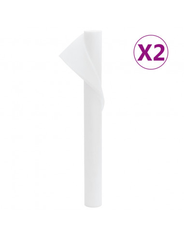 Copertura per Piante 2 Rotoli 70 g/m² 10x1,6 m