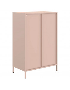 Credenza Rosa 68x39x101,5 cm in Acciaio 2