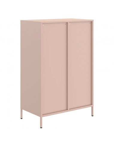 Credenza Rosa 68x39x101,5 cm in Acciaio