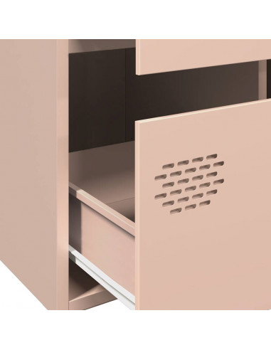 Credenza Rosa 68x39x101,5 cm in Acciaio