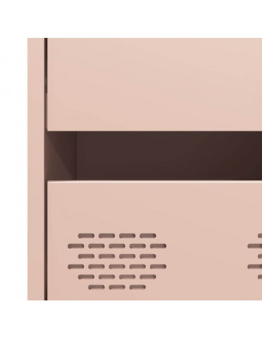 Credenza Rosa 68x39x101,5 cm in Acciaio