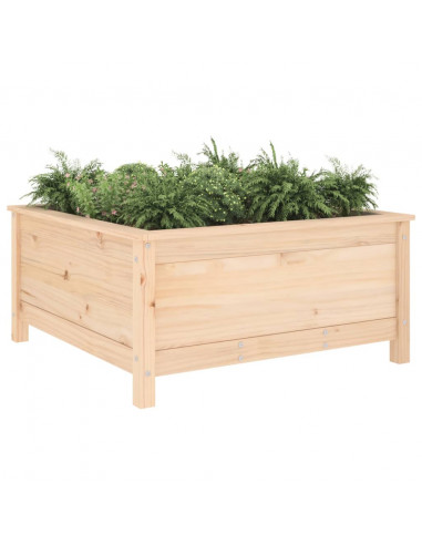 Fioriera da Giardino 82,5x82,5x39 cm in Legno Massello di Pino