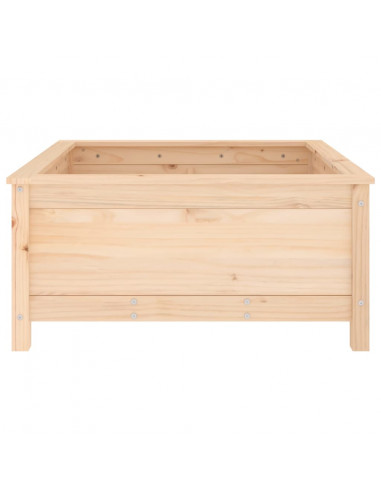 Fioriera da Giardino 82,5x82,5x39 cm in Legno Massello di Pino