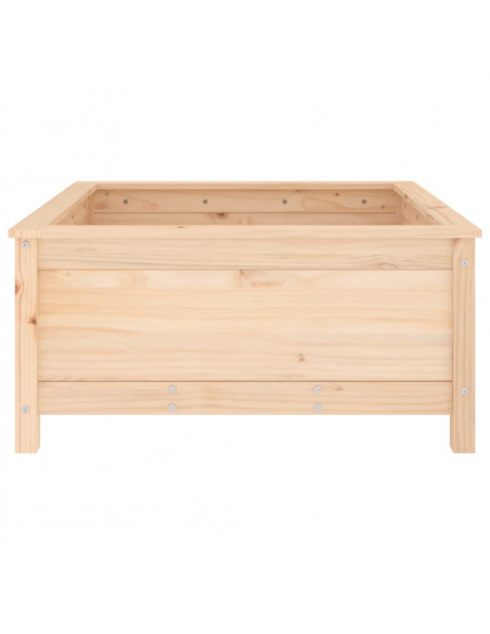Fioriera da Giardino 82,5x82,5x39 cm in Legno Massello di Pino