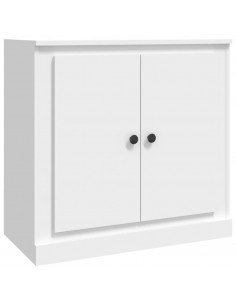 Credenze 3 pz Bianco in Legno Multistrato