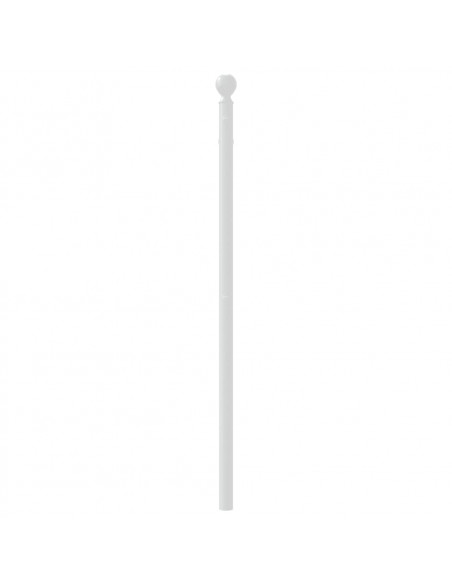 Testiera in Metallo Bianco 80 cm