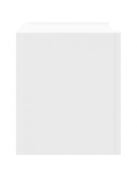 Comodino a Parete Bianco 45x30x35 cm