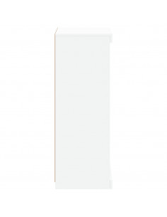 Credenza con Luci LED Bianca 41x37x100 cm 2