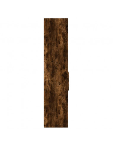 Credenza Rovere Fumo 30x42,5x185 cm in Legno Multistrato