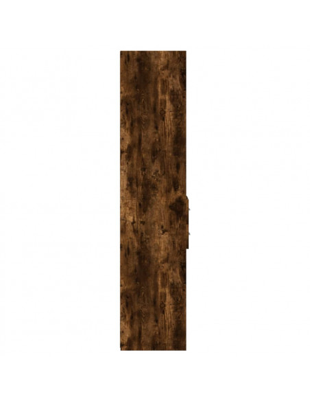 Credenza Rovere Fumo 30x42,5x185 cm in Legno Multistrato