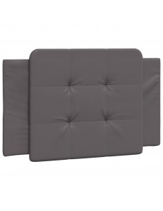 Giroletto con Luci LED Grigio 90x200 cm in Similpelle 2