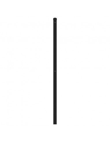 Testiera in Metallo Nero 200 cm