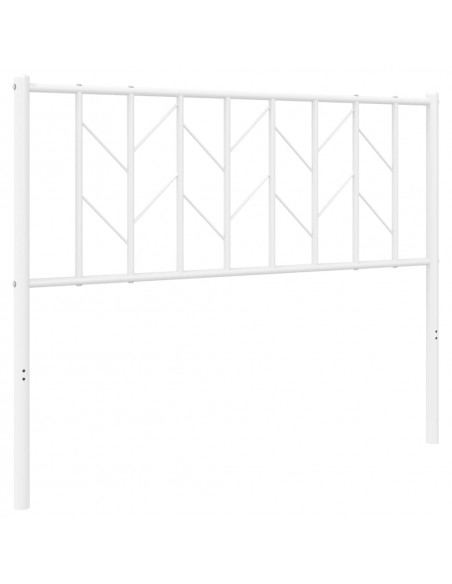 Testiera in Metallo Bianco 107 cm