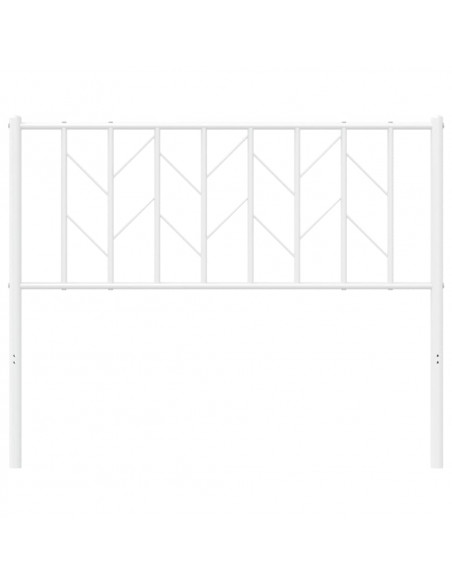 Testiera in Metallo Bianco 107 cm