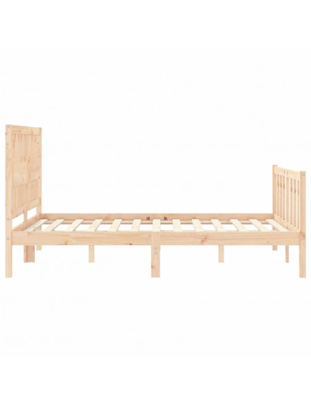Giroletto con Testiera 140x200 cm in Legno Massello