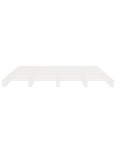 Giroletto Bianco 160x200 cm in Legno Massello di Pino 2