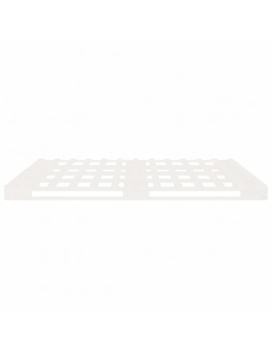 Giroletto Bianco 160x200 cm in Legno Massello di Pino