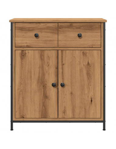 Credenza Rovere Artigianale 70x41x56 cm in Legno Multistrato
