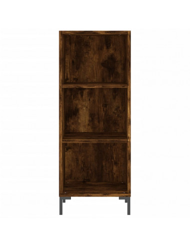 Credenza Rovere Fumo 34,5x34x180 cm in Legno Multistrato
