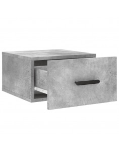 Comodini a Muro 2 pz Grigio Cemento 35x35x20 cm 2