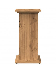 Espositore Portaoggetti Rovere Artigianale 31x30x60 Truciolato 2