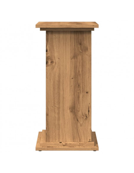 Espositore Portaoggetti Rovere Artigianale 31x30x60 Truciolato