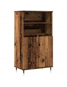 Credenza Legno Antico 60x36x110 cm in Legno Multistrato 2