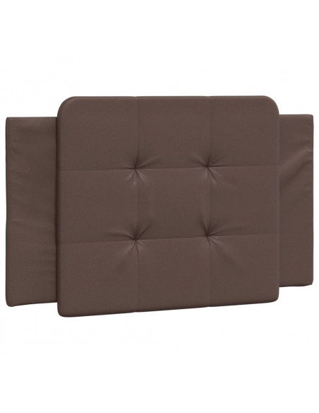 Cuscino Testiera Marrone 90 cm in Similpelle
